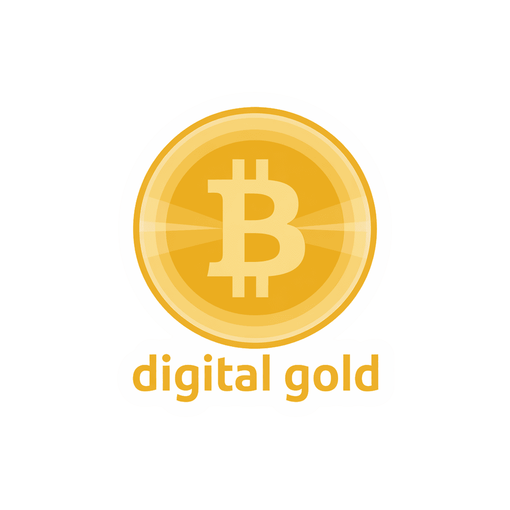 Bitcoin Digital Gold Vinyl Sticker