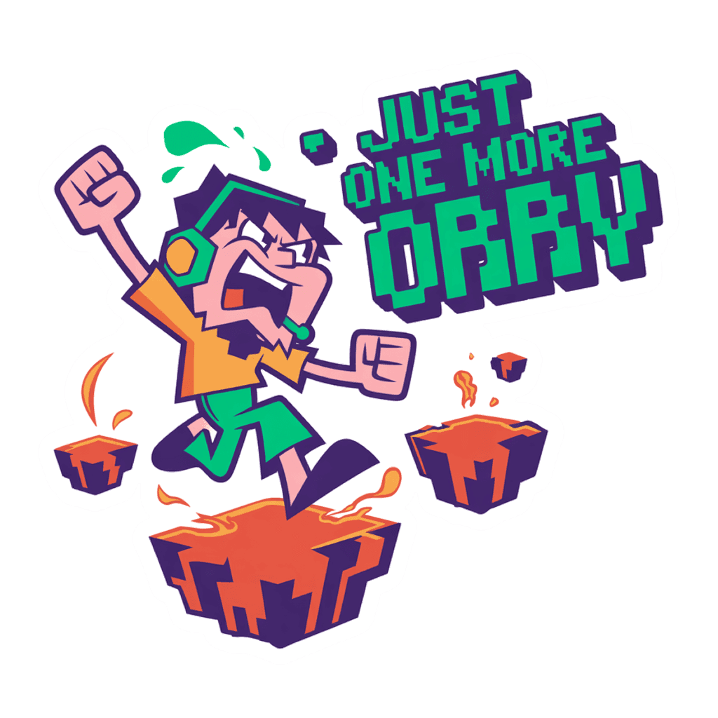 Just One More Obby Gamer Quote Vinyl Sticker