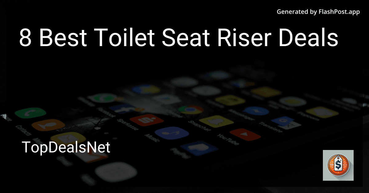8 Best Toilet Seat Riser Deals in 2025 image