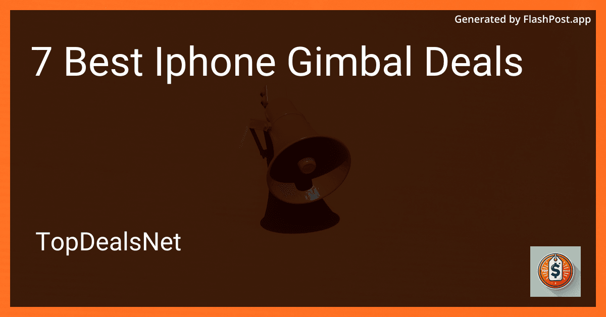 7 Best iPhone Gimbal Deals in 2025 image