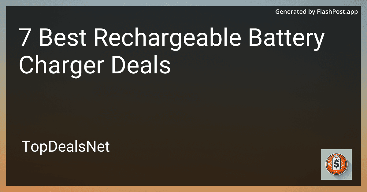 7 Best Rechargeable Battery Charger Deals in 2025 image