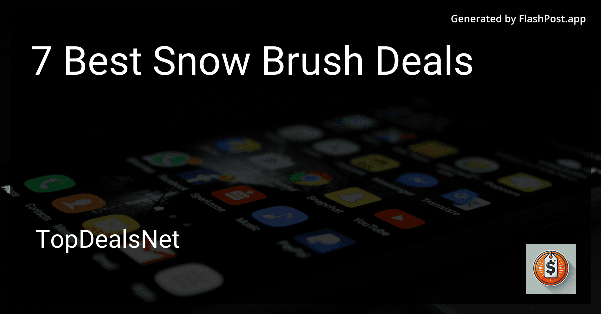 7 Best Snow Brush Deals in 2025 image