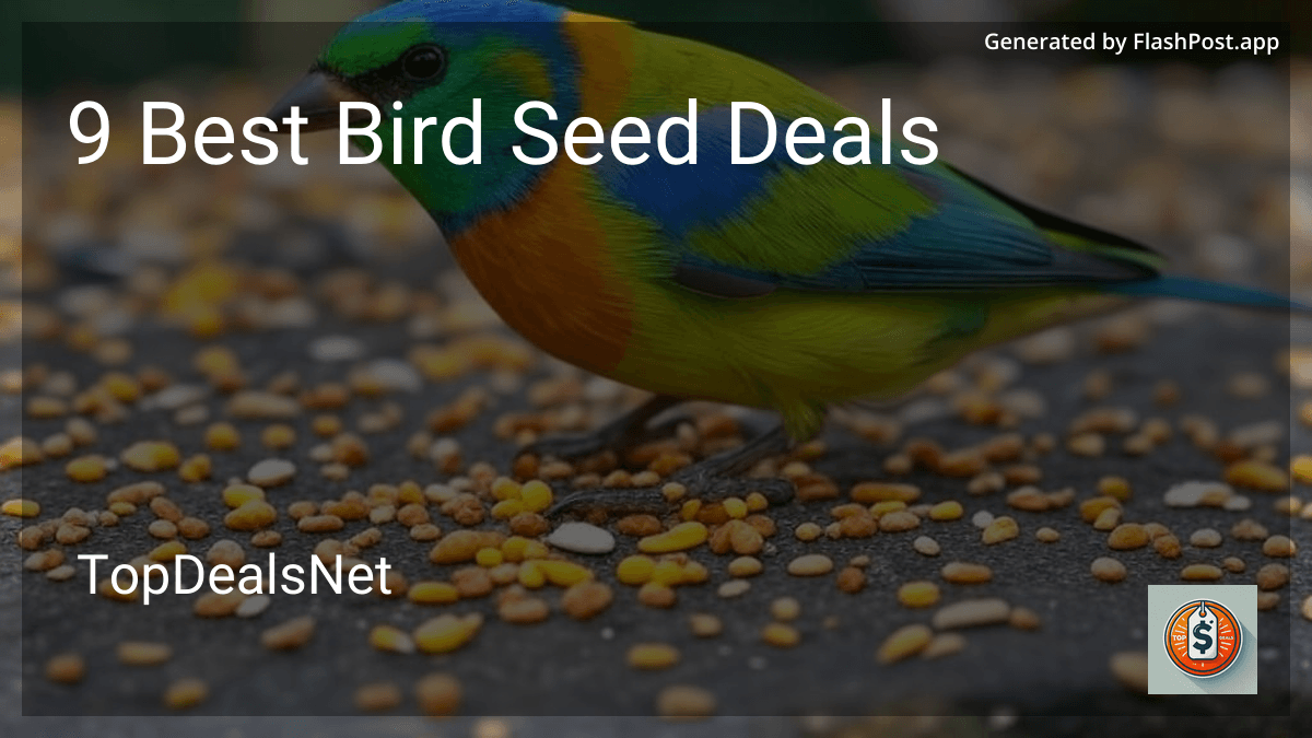 9 Best Bird Seed Deals in 2025 preview