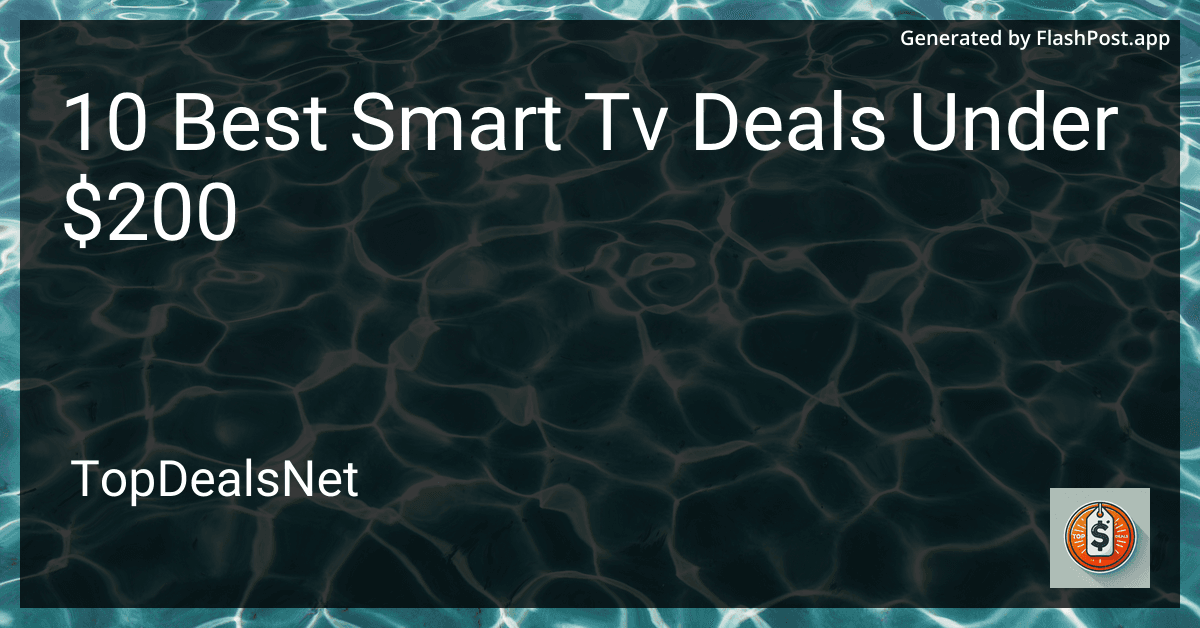 10 Best Smart TV Deals Under $200 in 2025 image