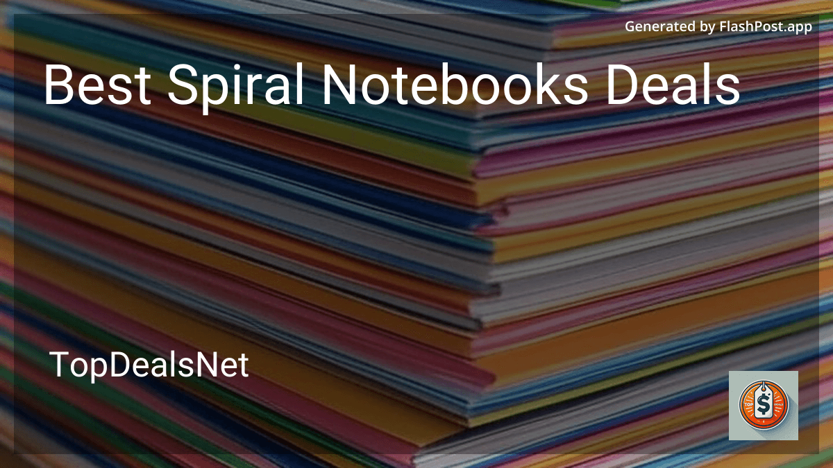 Netnote Books 6 Best Spiral Notebooks Deals in 2026