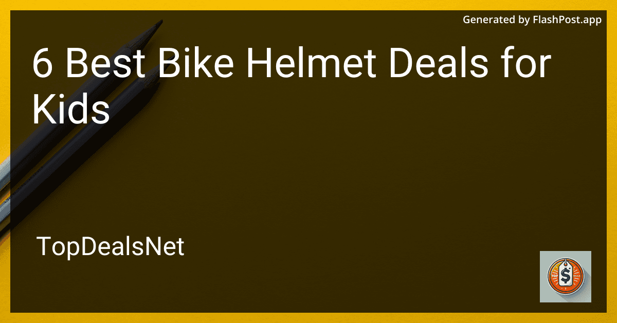 6 Best Bike Helmet Deals for Kids in 2025 image
