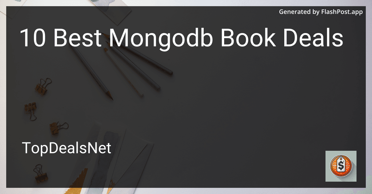 10 Best MongoDB Book Deals in 2025 image