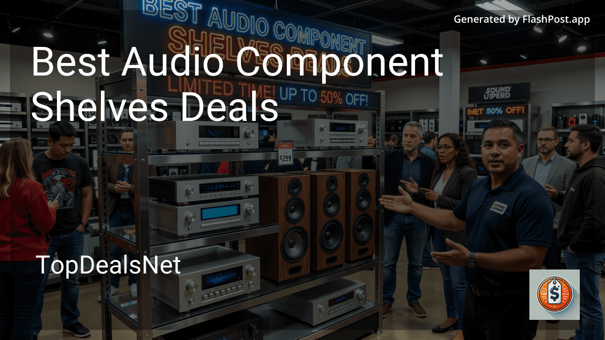 9 Best Audio Component Shelves Deals in 2026