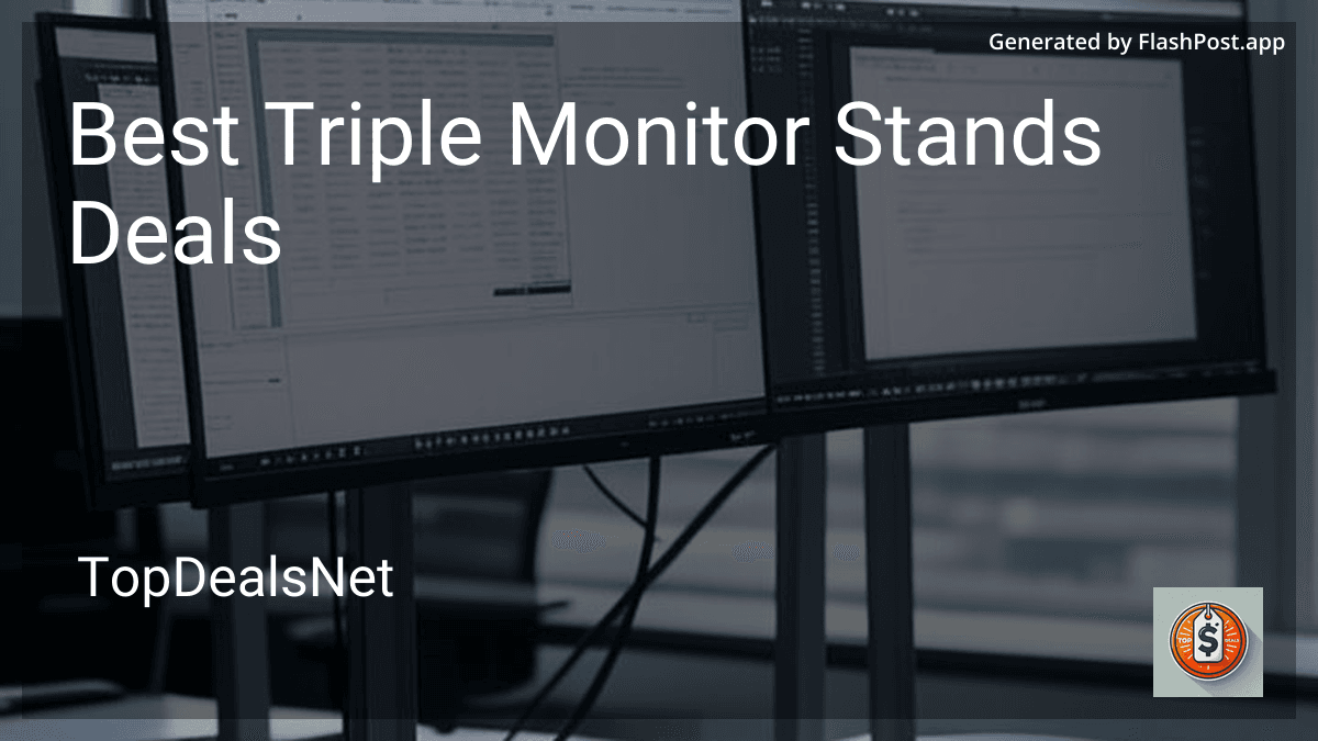 6 Best Triple Monitor Stands Deals in 2026