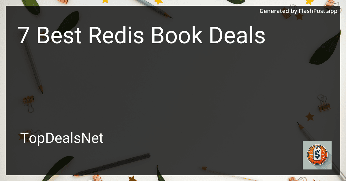 7 Best Redis Book Deals in 2025 image