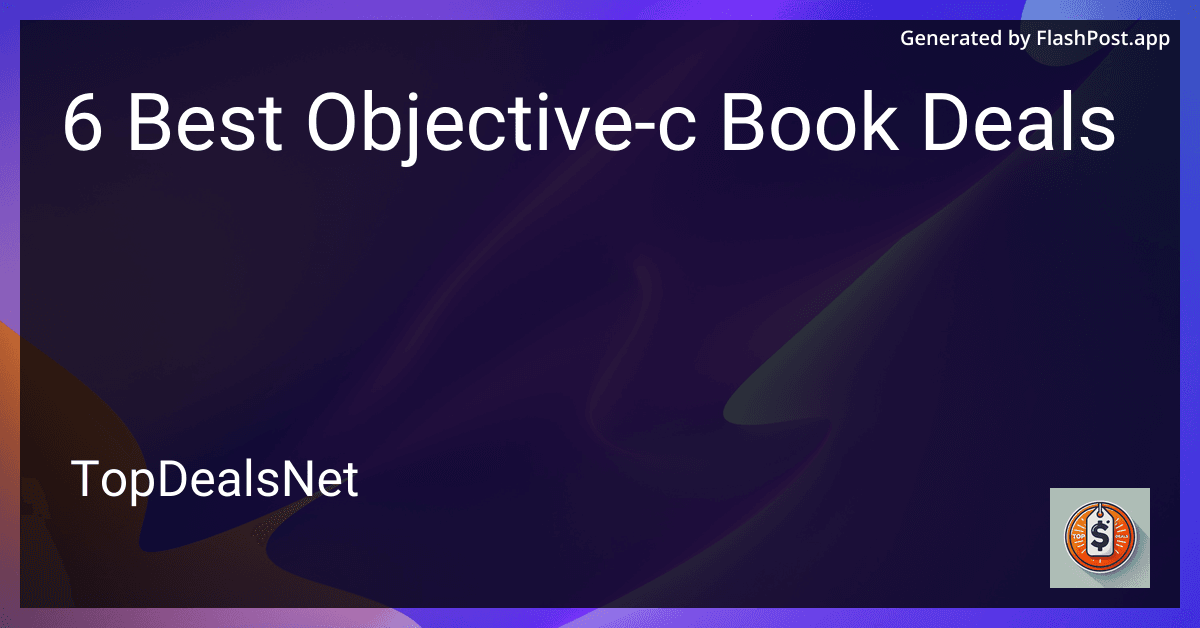6 Best Objective-C Book Deals in 2025 image