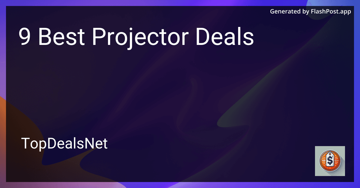 9 Best Projector Deals in 2025 preview