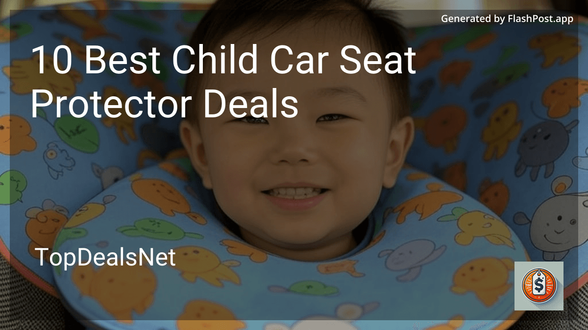 10 Best Child Car Seat Protector Deals in 2025 image
