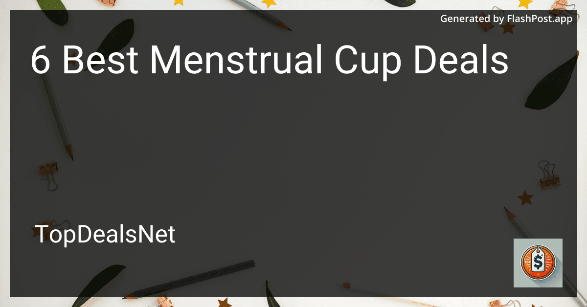 6 Best Menstrual Cup Deals in 2025 image