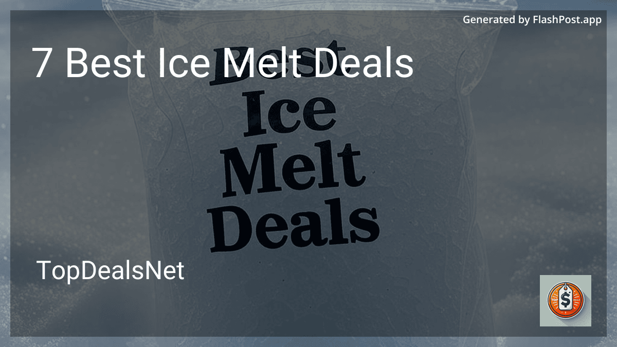 7 Best Ice Melt Deals in 2025 image