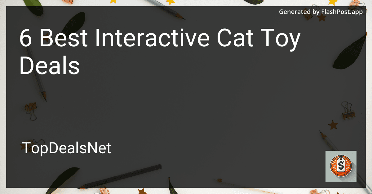 6 Best Interactive Cat Toy Deals in 2025 image