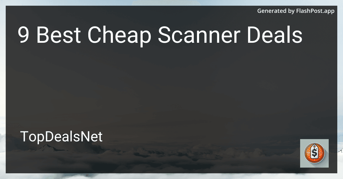 9 Best Cheap Scanner Deals in 2025 image