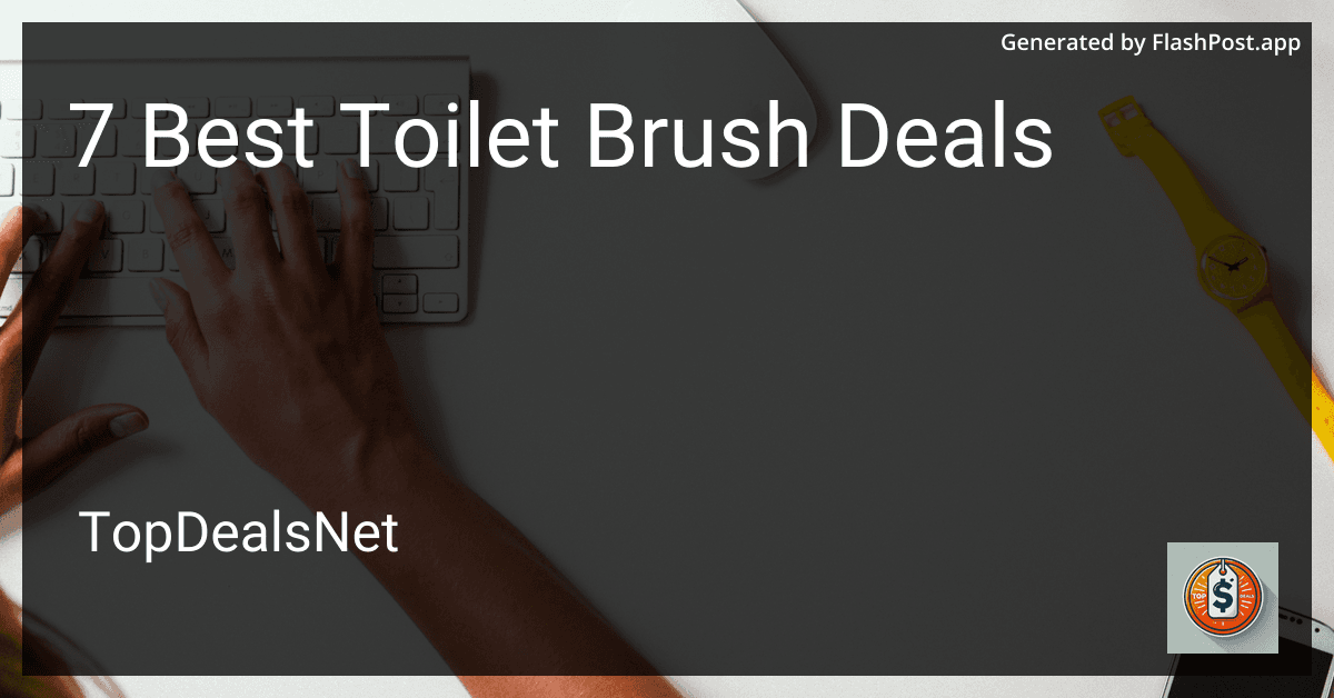 7 Best Toilet Brush Deals in 2025 image