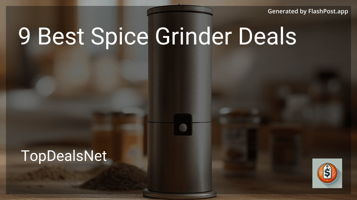 9 Best Spice Grinder Deals in 2025 preview